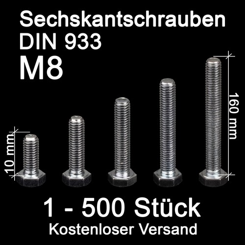 Sechskantschrauben 8 - sechskantschrauben, 8.8