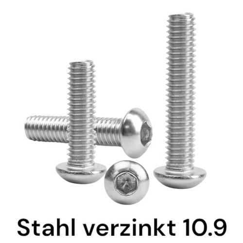 Linsenkopfschraube stahl - linsenkopfschraube,