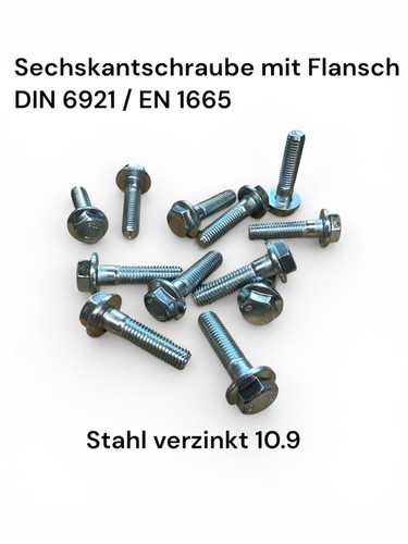 Sechskantschraube mit flansch - mit,