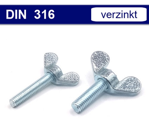 Flügelschrauben din 316 - flügelschrauben,