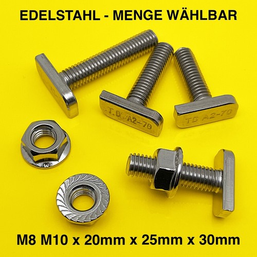 Hammerkopfschrauben muttern - &,