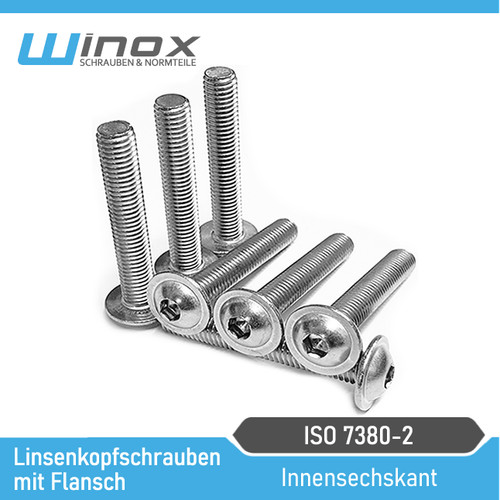 Linsenkopfschrauben mit