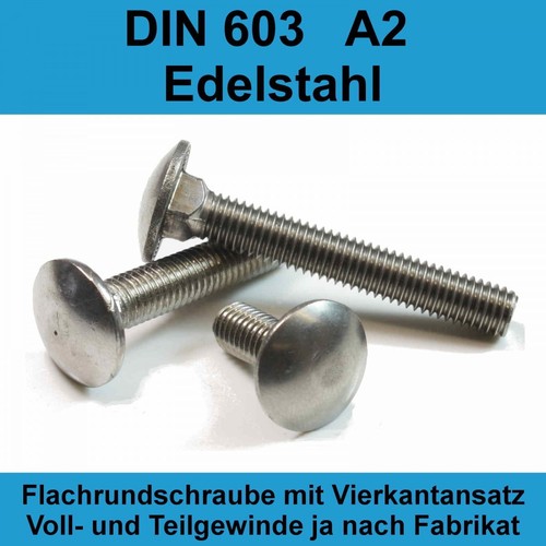 Din 603 edelstahl - m8,